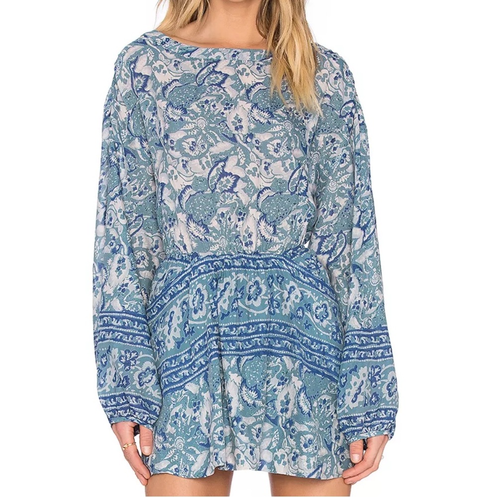 Free People Sun Printed Dress. Size Medium.
